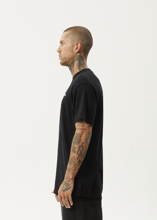 Afends Staple - Boxy Tee Black