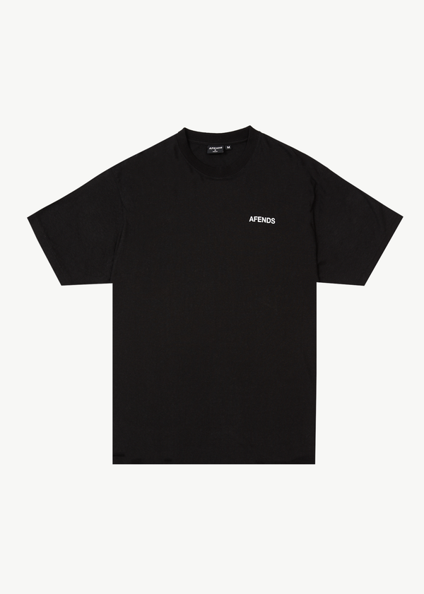 afends Staple - Boxy Tee Black