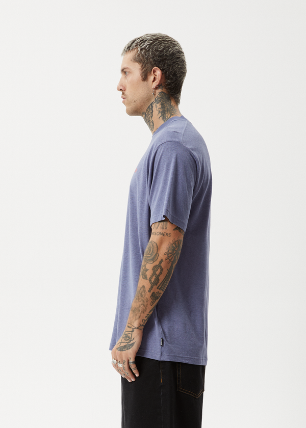 Afends Staple - Boxy Tee Washed Marlin