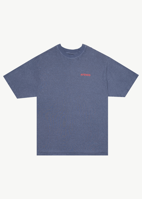 afends Staple - Boxy Tee Washed Marlin