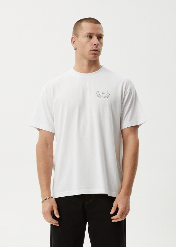 Afends Surf Related - Boxy Tee White