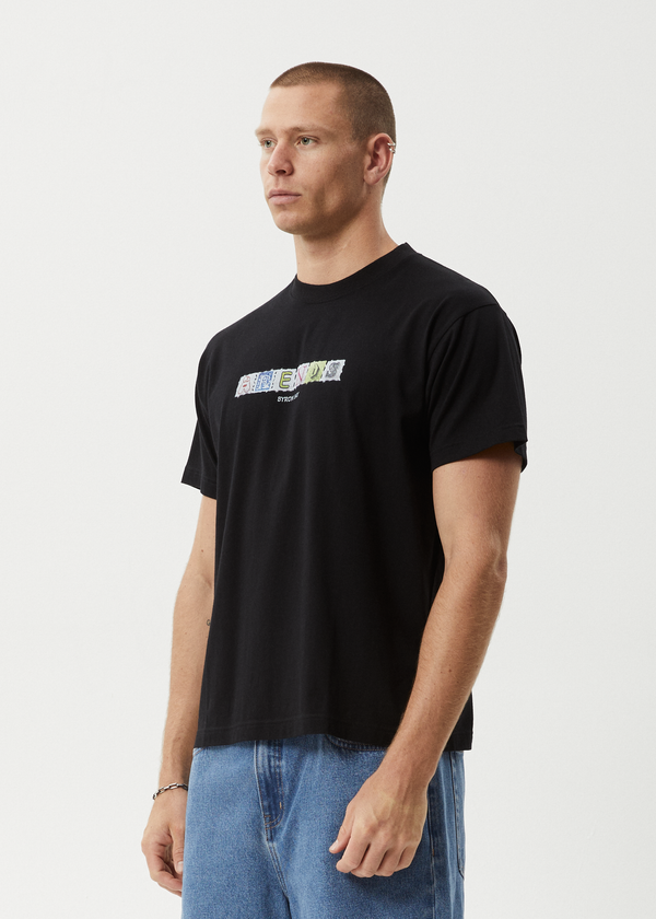 Afends Take A Trip - Boxy Tee Black