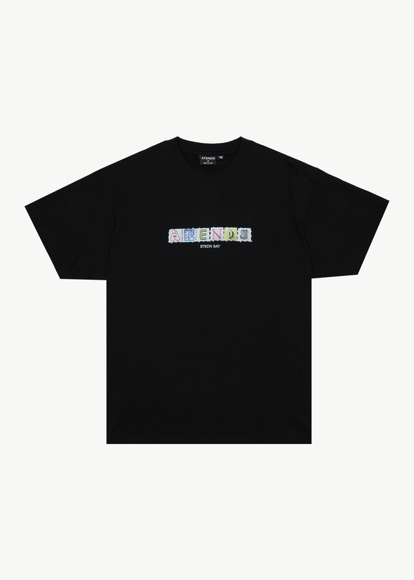 afends Take A Trip - Boxy Tee Black