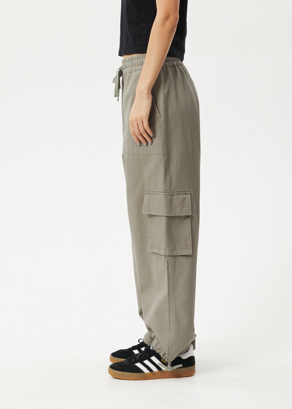 Afends Tasman - Cargo Pant Grey Olive