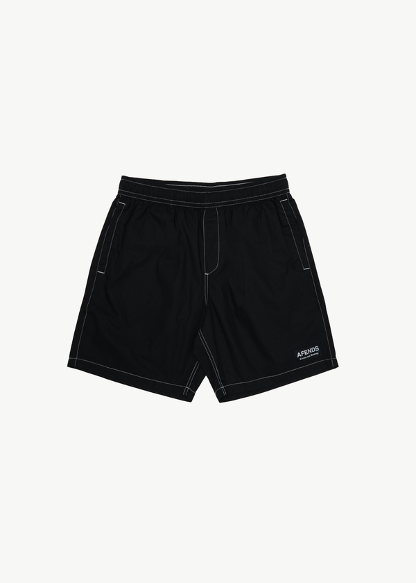 afends The Dopamine - Swim Short 18" Black