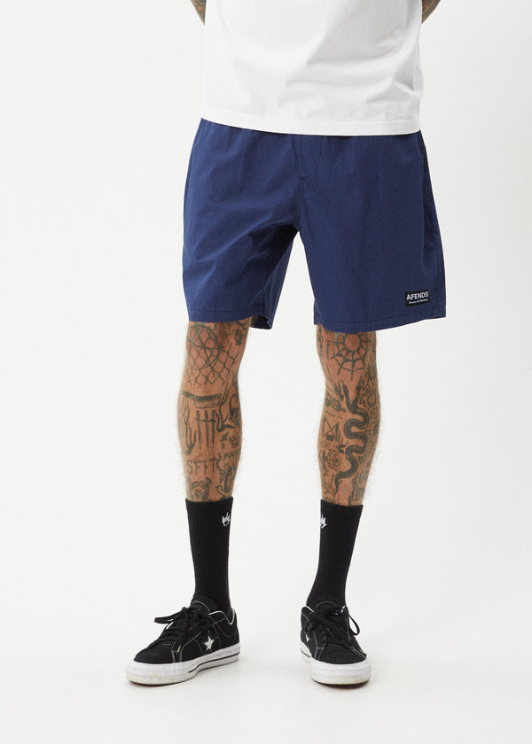 Afends The Dopamine - Swim Short 18" Navy