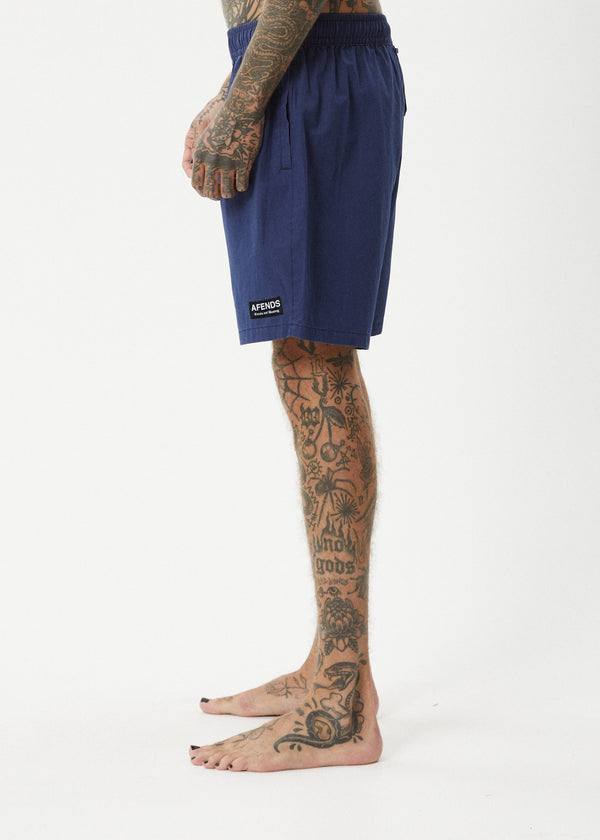 Afends The Dopamine - Swim Short 18" Navy