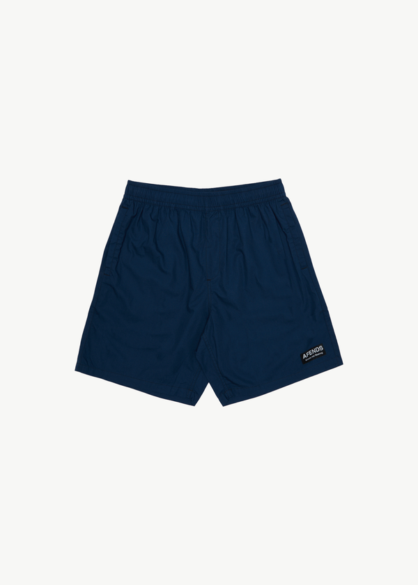 afends The Dopamine - Swim Short 18" Navy