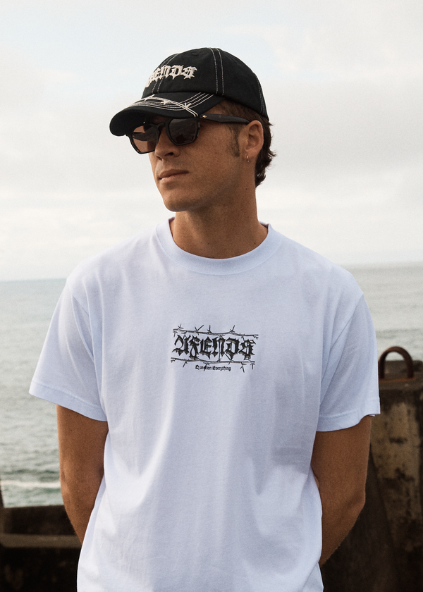 Afends Thorny - Boxy Tee White