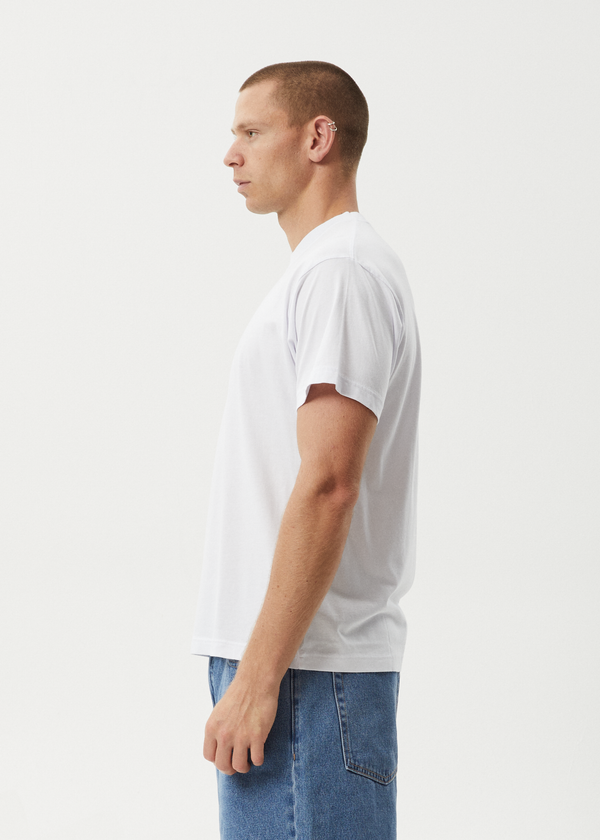 Afends Thorny - Boxy Tee White