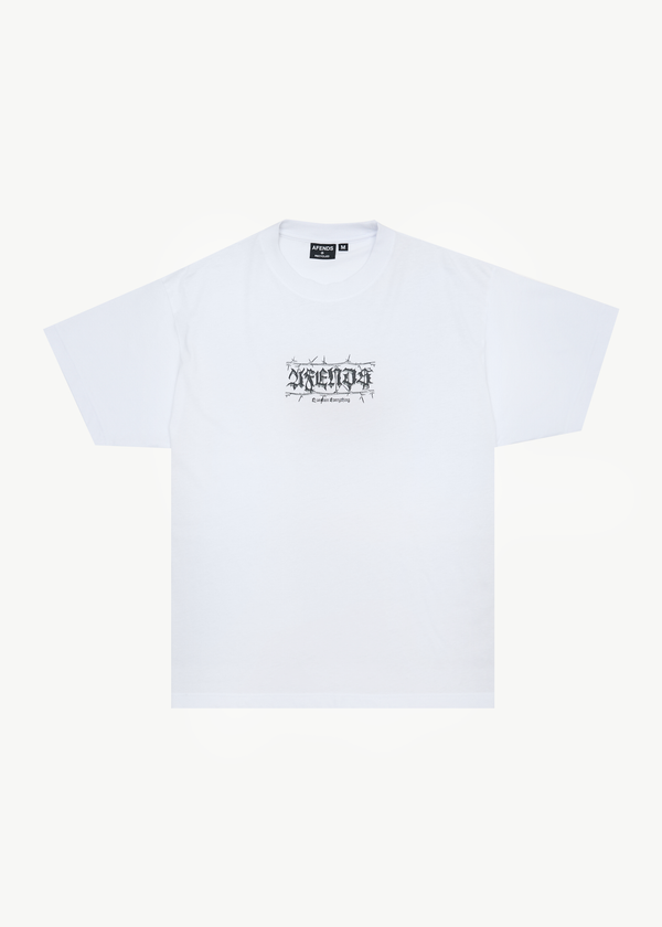 afends Thorny - Boxy Tee White