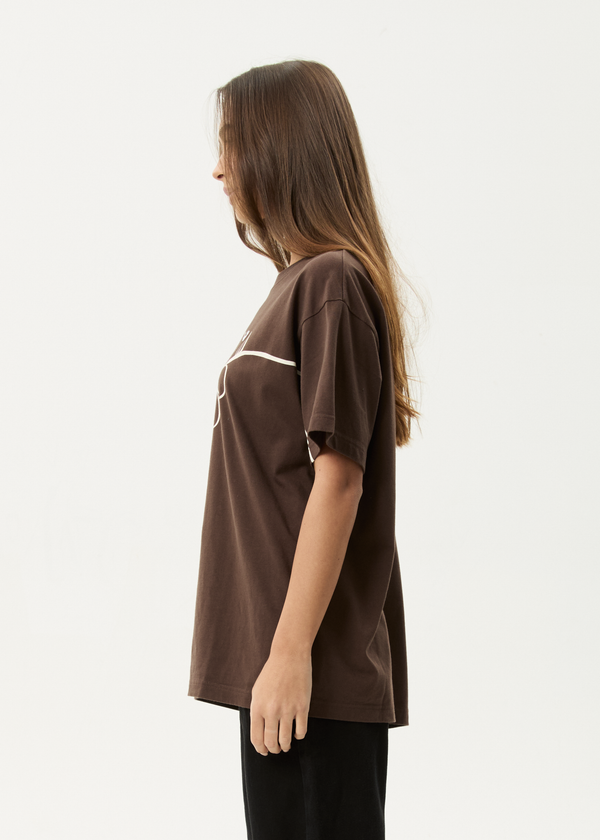 Afends Tranquil - Oversized Tee Coffee