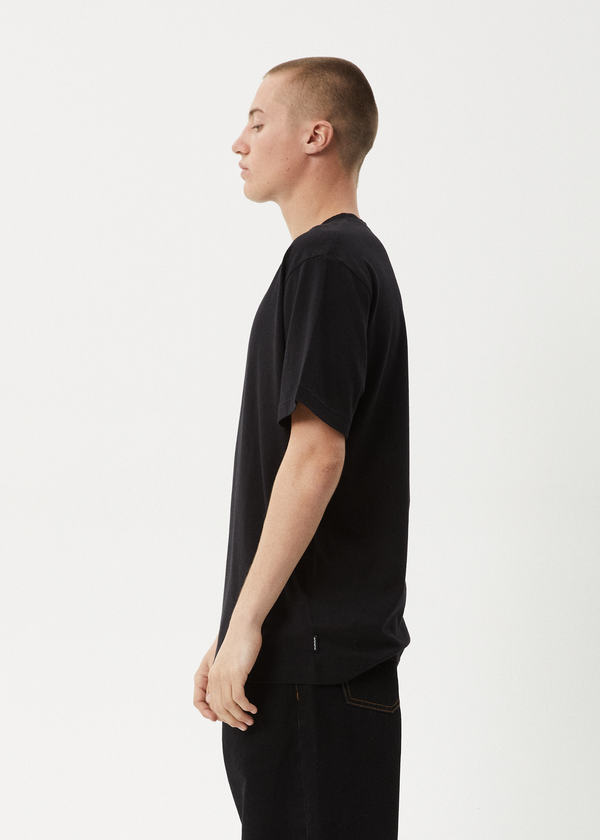 Afends Tread - Retro Tee Black