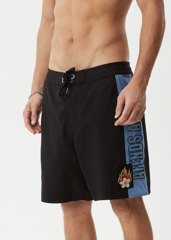 Afends Tropics - Boardshort 18" Black