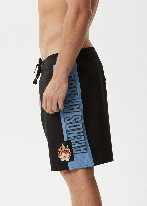 Afends Tropics - Boardshort 18" Black