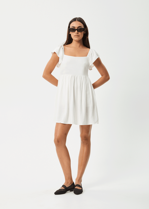 Afends Twila - Mini Dress White