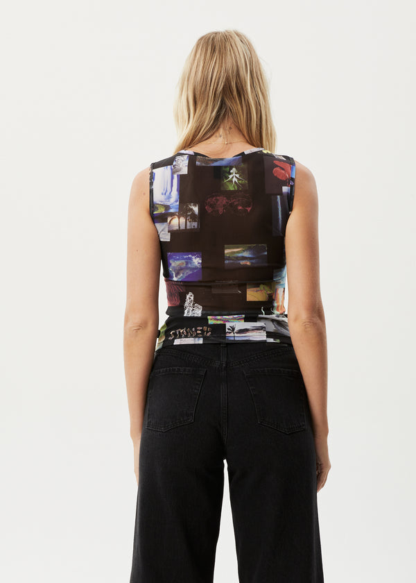 Afends Under Pressure - Sheer Tank Black