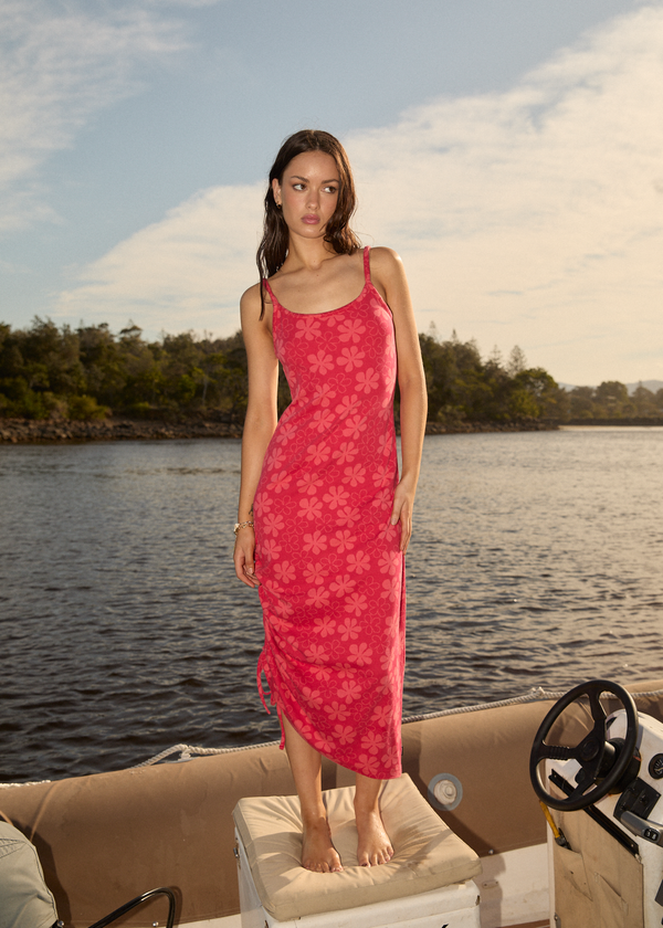 Afends Valerie - Maxi Dress Tomato
