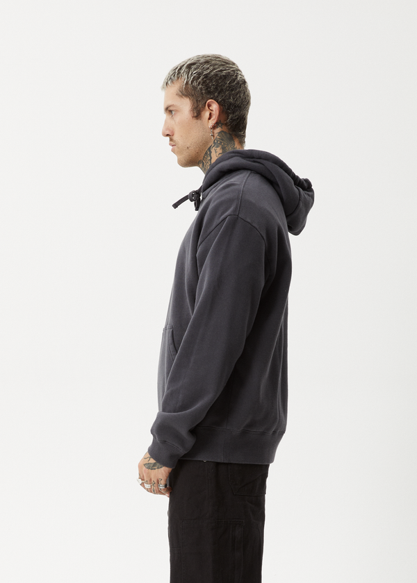 Afends Vinyl - Hoodie Charcoal