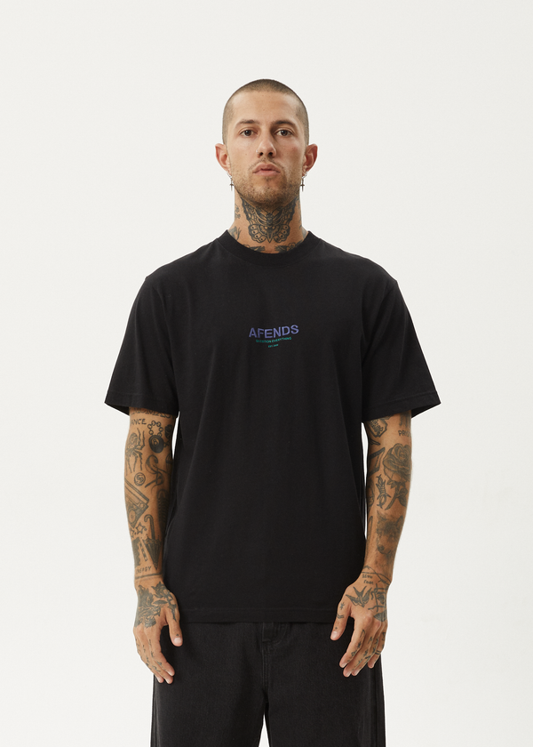 Afends Vinyl - Retro Tee Black