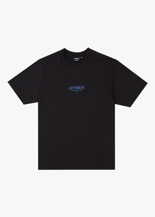 afends Vinyl - Retro Tee Black