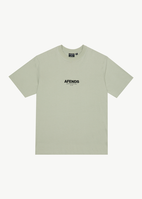 afends Vinyl - Retro Tee Eucalyptus