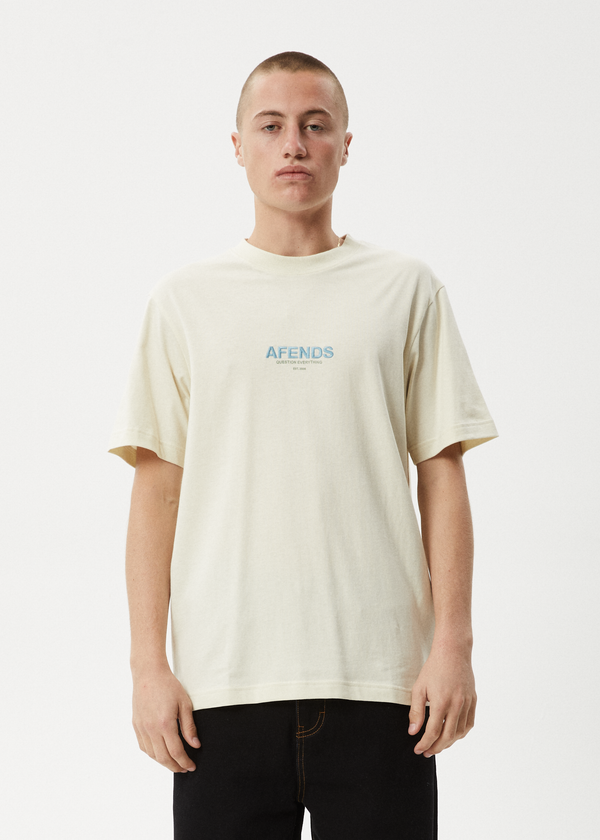 Afends Vinyl - Retro Tee Limestone