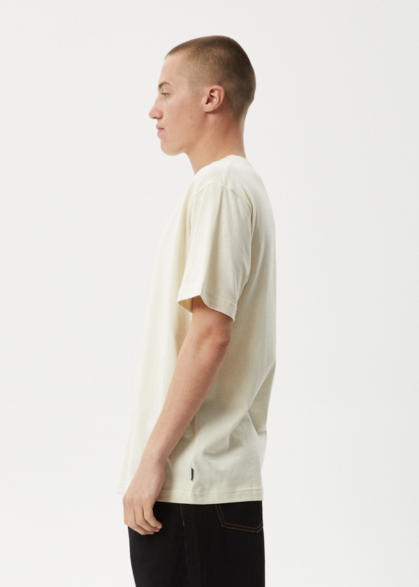 Afends Vinyl - Retro Tee Limestone