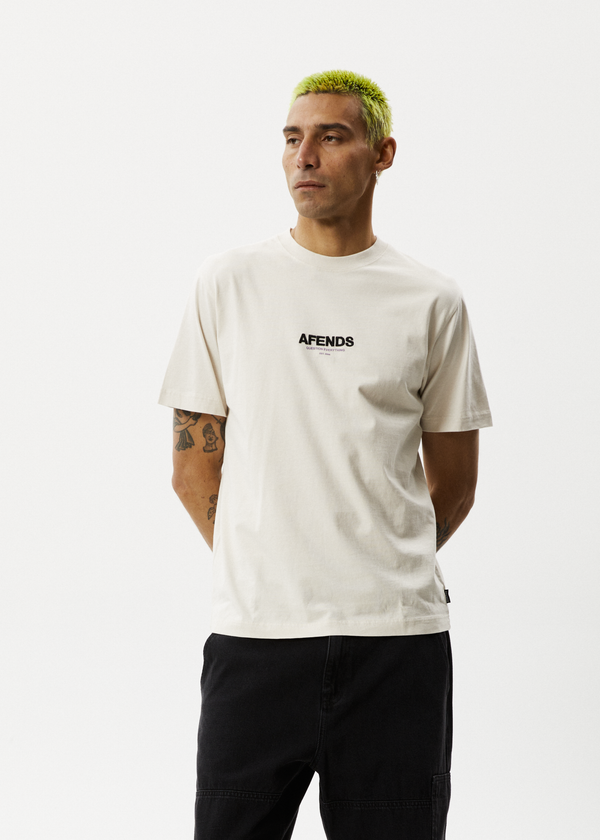 Afends Vinyl - Retro Tee Moonbeam