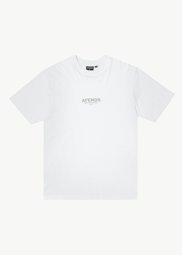 afends Vinyl - Retro Tee White