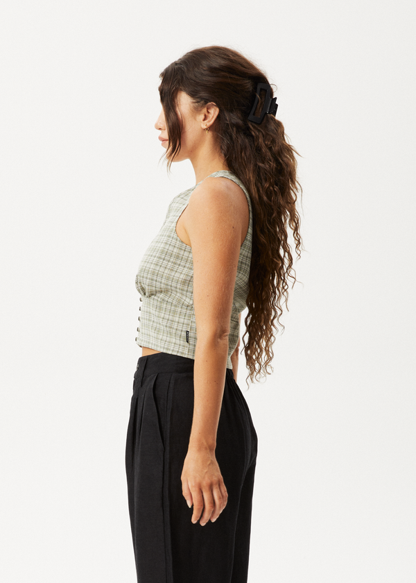 Afends Willow Check - Top Military Check