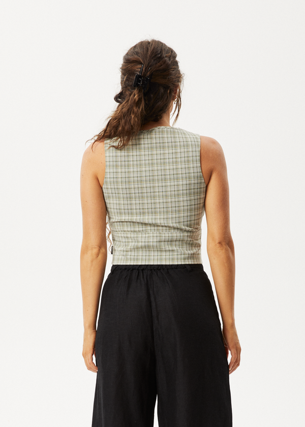 Afends Willow Check - Top Military Check