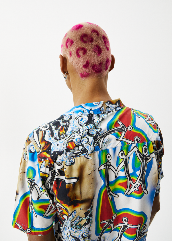 Afends Water Is Life - Cuban Short Sleeve Shirt Multi