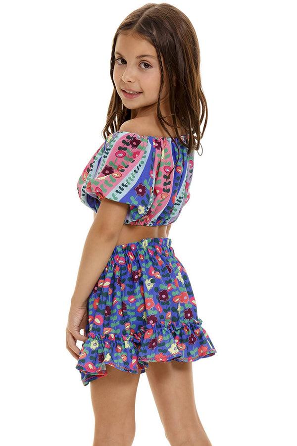 agua bendita Cara Kids' Skirt