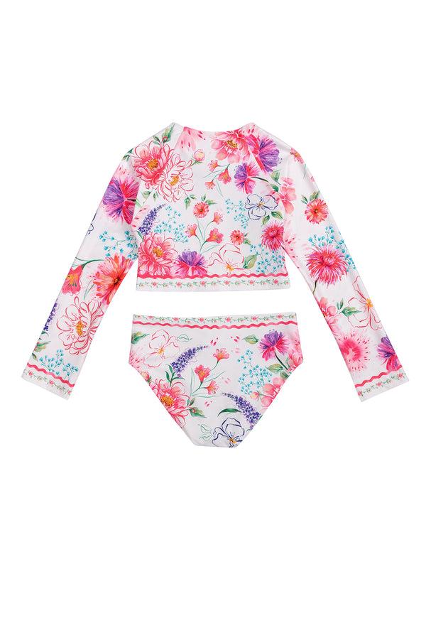 Agua Bendita Caramel Kids' Rashguard Set