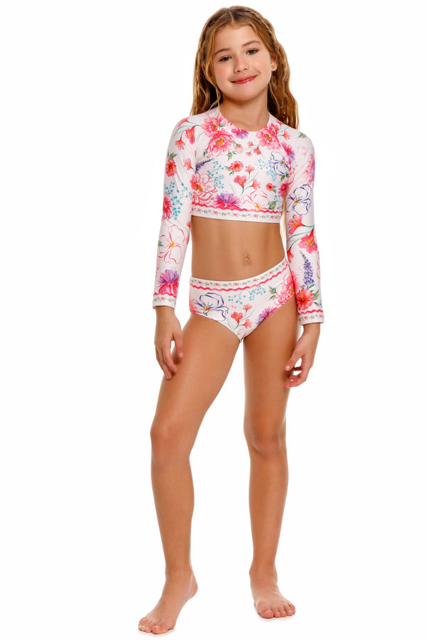 agua bendita Caramel Kids' Rashguard Set