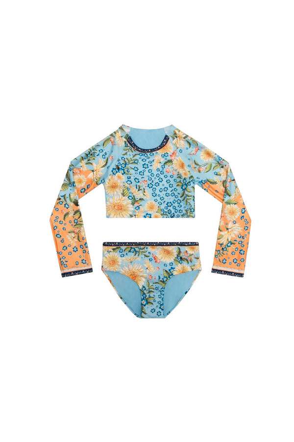 Agua Bendita Caramel Kids' Rashguard Set
