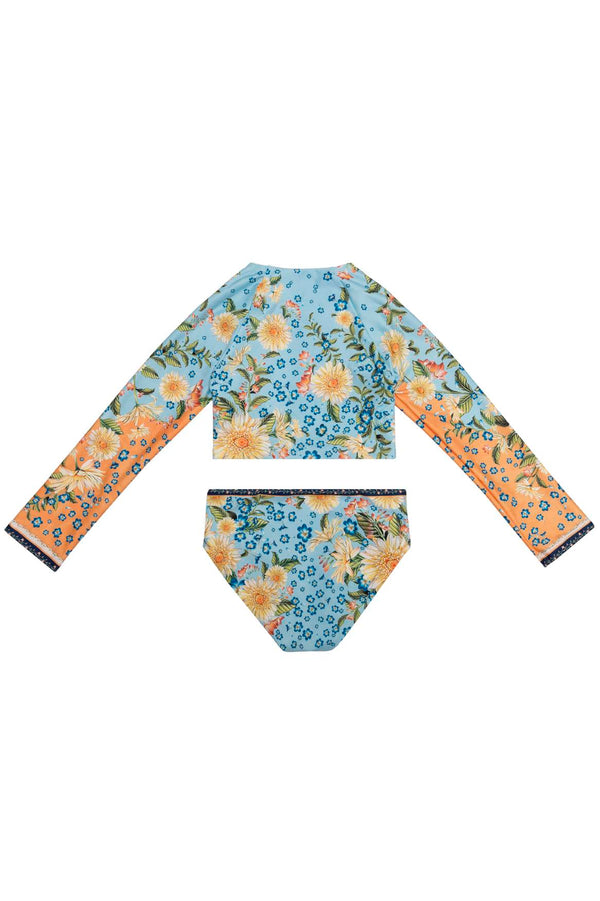 Agua Bendita Caramel Kids' Rashguard Set