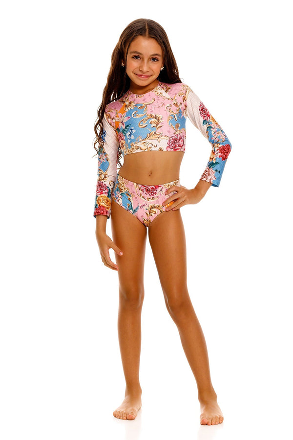 agua bendita Caramel Kids' Rashguard Set