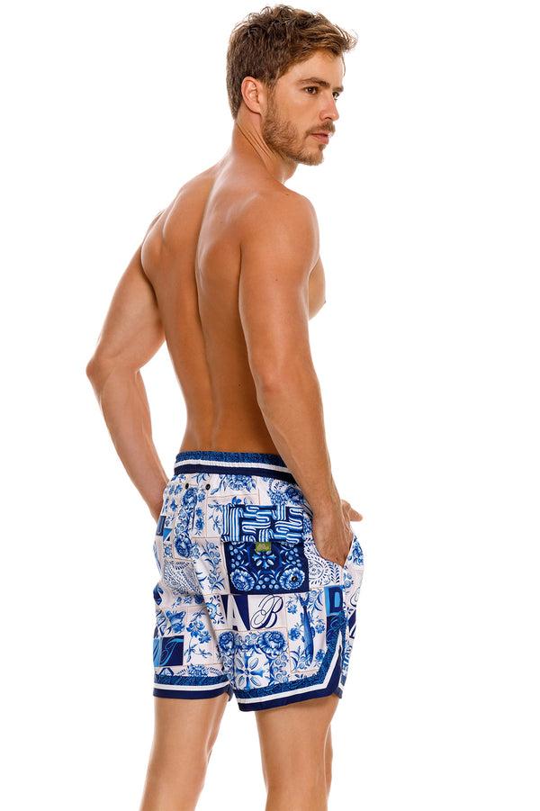 Agua Bendita Dan Men's Swim Trunks