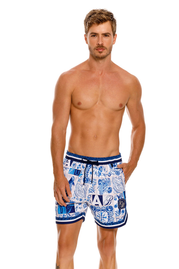 agua bendita Dan Men's Swim Trunks