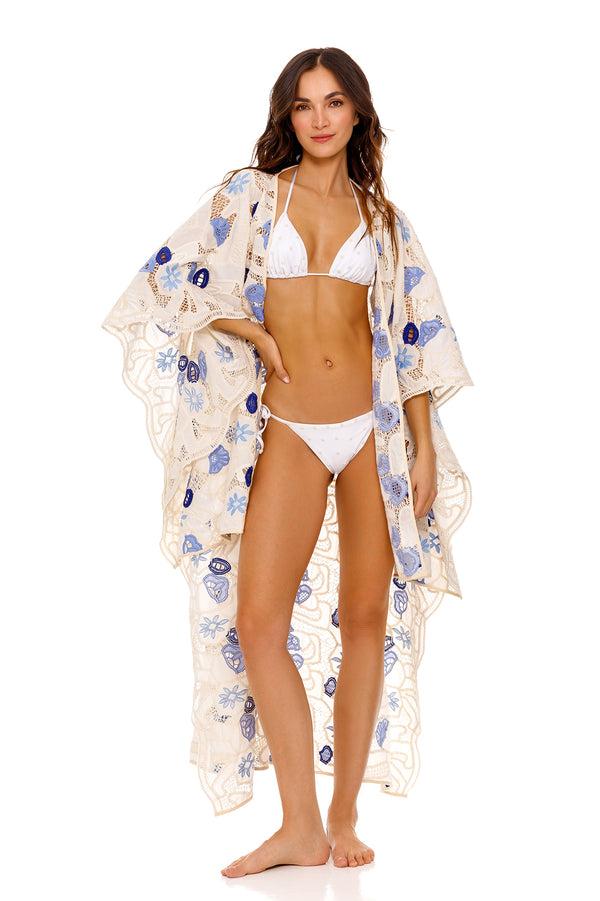 agua bendita Dara Tunic Cover Up