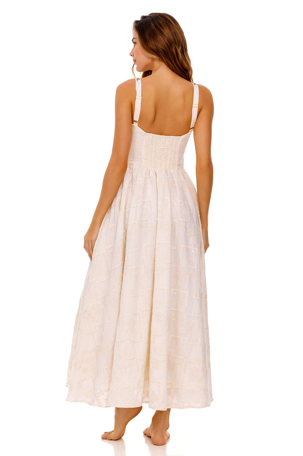 Agua Bendita Emerald Dress