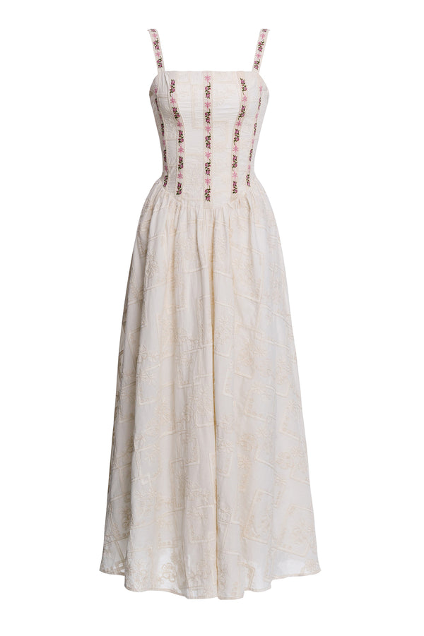 Agua Bendita Emerald Dress