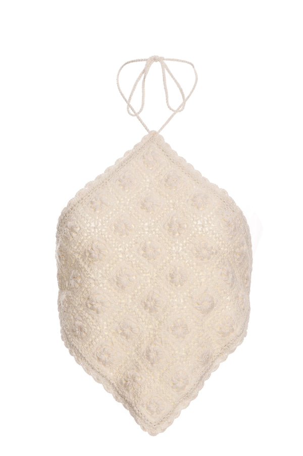 Agua Bendita Flower Crop Top