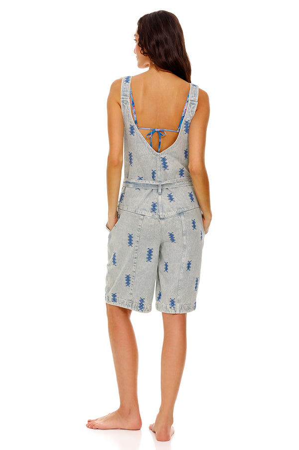 Agua Bendita Freesia Overall Jumpsuit