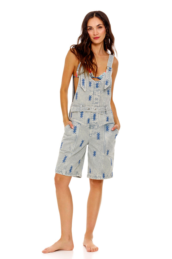 agua bendita Freesia Overall Jumpsuit