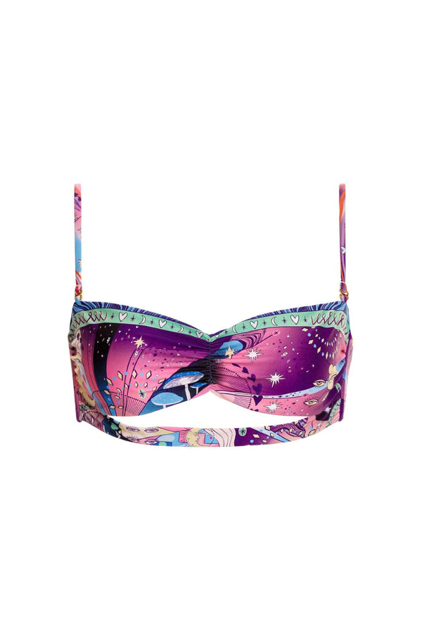 Agua Bendita Fuzzy Bikini Top