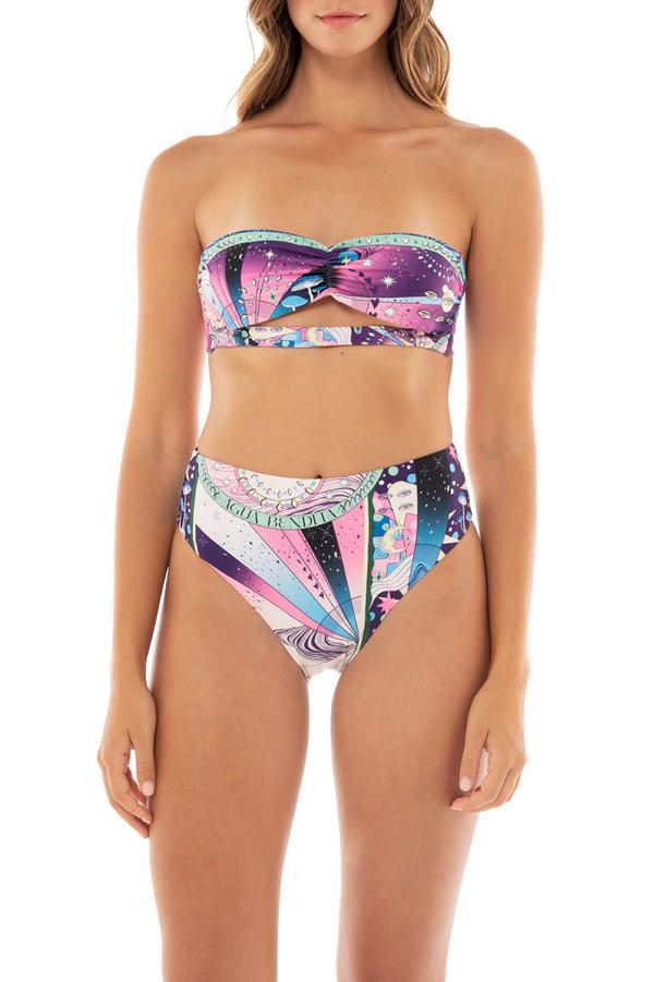Agua Bendita Fuzzy Bikini Top
