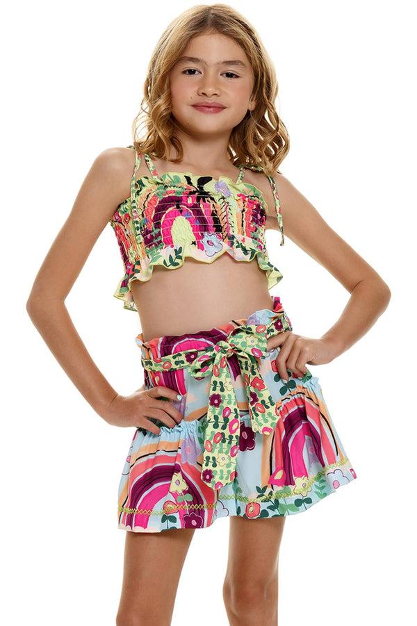 agua bendita Gisele Kids' Crop Top